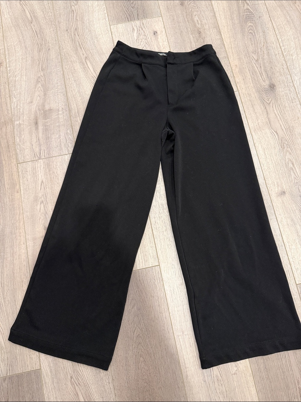 Rewash Black Wide-Leg Women's Trousers